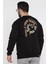 Üç Iplik Şardonlu Yazı Baskılı Erkek Sweatshirt 2