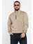 Erkek Yarım Balıkçı Yaka Şardonlu Fermuarlı Sweatshirt 3
