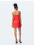 Straplez Bodycon Fiyonk Detaylı Mini Elbise 4
