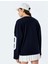 Kolej Baskılı V Yaka Uzun Kollu Oversize Sweatshirt 4