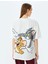 Tom ve Jerry Lisanslı Arkası Baskılı Oversize Tişört 4