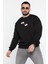 Baskılı Üç Iplik Şardonlu Bisiklet Yaka Erkek Sweatshirt 3