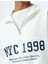 Üç Iplik Uzun Kollu Yarım Fermuarlı Dik Yaka Baskılı Sweatshirt 5