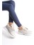 Kadın Rahat Taban Sneaker Bağcıklı Trend Günlük Tam Kalıp Spor Ayakkabı 1