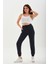 341 Dar Paça Cepli Yüksek Bel Jogger Modal Kadın Eşofman Altı 3