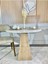 90 cm Çam Ayaklı Ahşap Yemek Masası - Fungi Serisi - Çalışma Masası - Balkon ve Kafe Masası 5