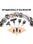 Vakum Fırçası Ataşmanı Yumuşak At Kılı Fırçası Vakum Ataşmanları, 1-3/8 Inç Ila 1-1/4 Inç Ila 1-1/2 Inç Hortum Adaptörleri (Yurt Dışından) 3