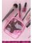 Pembe Mini Makyaj Çantası - Pink Cosmetic Bag 4