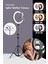 10"inç Ring Light Youtuber Tiktok Çekim Işıklı Telefon Tutucu Influencer Makyaj Işığı 2.10 M Tripod 1