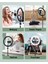 10"inç Ring Light Youtuber Tiktok Çekim Işıklı Telefon Tutucu Influencer Makyaj Işığı 2.10 M Tripod 3