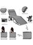 King Camp Kingcamp Berlin Classic Comfort Lounge 5 Kademeli Katlanır Şezlong Grey 5