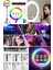 21 Inç Rgb 56CM 100W Mega Boy Ring Light LED Halka, Kuaför ve Makyaj Çekim Işığı 4