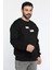 Erkek Bisiklet Yaka Baskılı Üç Iplik Şardonlu Sweatshirt 3
