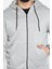 Kapüşonlu Fermuarlı 3 Iplik Şardonlu Sweatshirt 2