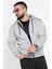 Kapüşonlu Fermuarlı 3 Iplik Şardonlu Sweatshirt 1