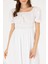 Kadın Beyaz Elbise (Dokuma) 50262477-VR013 6