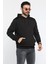 Kapüşonlu Kanguru Cepli Erkek Sweatshirt 4
