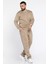 Kabartma Yazılı Şardonlu Erkek Sweat Pantolon İkili Takım 3