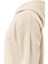 Ocen Heart Baskılı Kapüşonlu Içi Yumuşak Polarlı Oversize Sweatshirt - Bej 5