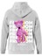 Freedom Baskılı Kapüşonlu Içi Yumuşak Polarlı Oversize Sweatshirt - Gri 1