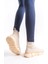 Kadın Çorap Sneaker Hafif Kalın Taban Günlük Slip On Trend Spor Ayakkabı Sneaker 4