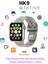 Hk9 Mini+ Plus Krem Kasa 41MM Amoled Ekran Kulaklık Eşleme Arama Bildirim Okuma Kadın Akıllı Saat 1