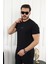 Kendinden Desenli Baskılı T-Shirt 3