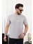 Kendinden Desenli Baskılı T-Shirt 1