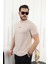 Kendinden Desenli Baskılı T-Shirt 3