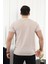Kendinden Desenli Baskılı T-Shirt 4