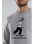 Baskılı Bisiklet Yaka Unisex Sweatshirt 3