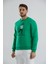 Baskılı Bisiklet Yaka Unisex Sweatshirt 2