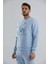 Baskılı Bisiklet Yaka Unisex Sweatshirt 2