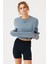 Lydney Kadın V Detaylı Sıfır Yaka Sweatshirt Stone 1