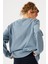 Lydney Kadın V Detaylı Sıfır Yaka Sweatshirt Stone 3