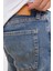 Erkek Jjıglenn Düşük Bel Slim Fit Jean Pantolon 12258826 Mavi 4