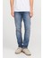 Erkek Jjıglenn Düşük Bel Slim Fit Jean Pantolon 12258826 Mavi 3