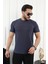 Şerit Detaylı Baskılı T-Shirt 3