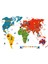 Statik Kağıt World Travel Map 60 cm x 100 cm 11 2