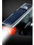 Güneş Enerjili USB Şarjlı Bisiklet Lambası Solar Fener Ön Far Işık Aydınlatma Kornalı 1