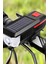 Solar Bisiklet Feneri Su Geçirmez LED Güneş Enerjili USB Şarjlı Güçlü Fener 2