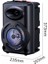 Zore GD-903 Dijital LED Göstergeli Fm Radyolu Mikrofonlu Rgb Tws 8 Inç Stereo Bass Kablosuz Karaoke 4