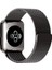 Apple Watch Ultra 2 (2024) Uyumlu 49MM Paslanmaz Hasır Milano Metal Kordon 4