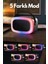 Karaoke Hoparlör 1 Mikrofonlu Rgb Işıklı USB Sd Kart Fm Radyo Taşınabilir Bluetooth Hoparlör 5