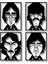 Sanatsal Metal Tablo Beatles (Beatles) Metal Duvar Tablosu Sanat 1