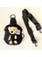 Mackbear Bear Cross Body Bag Çanta Çapraz Omuz Çantası Siyah 1