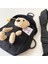 Mackbear Bear Cross Body Bag Çanta Çapraz Omuz Çantası Siyah 2