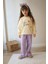 Papatya Nakış Detaylı Eşofman-Sweatshirt 2 Iplik Mevsimlik Kız Çocuk Takım 3