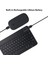 Everest Everpad DC-1032 10.1" Uyumlu Kablosuz Bluetooth Şarjlı Klavye ve Şarjlı Mouse Seti - Siyah 4