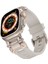 Apple Watch Ultra 49MM KRD-101 Titanyum Metal Başlıklı Silikon Kordon 3